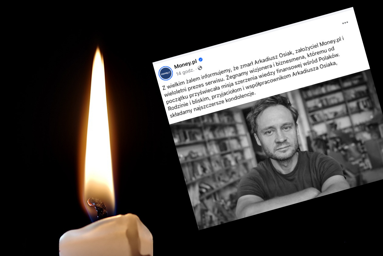 Arkadiusz Osiak nie żyje. Założyciel Money.pl zmarł w wieku 49 lat