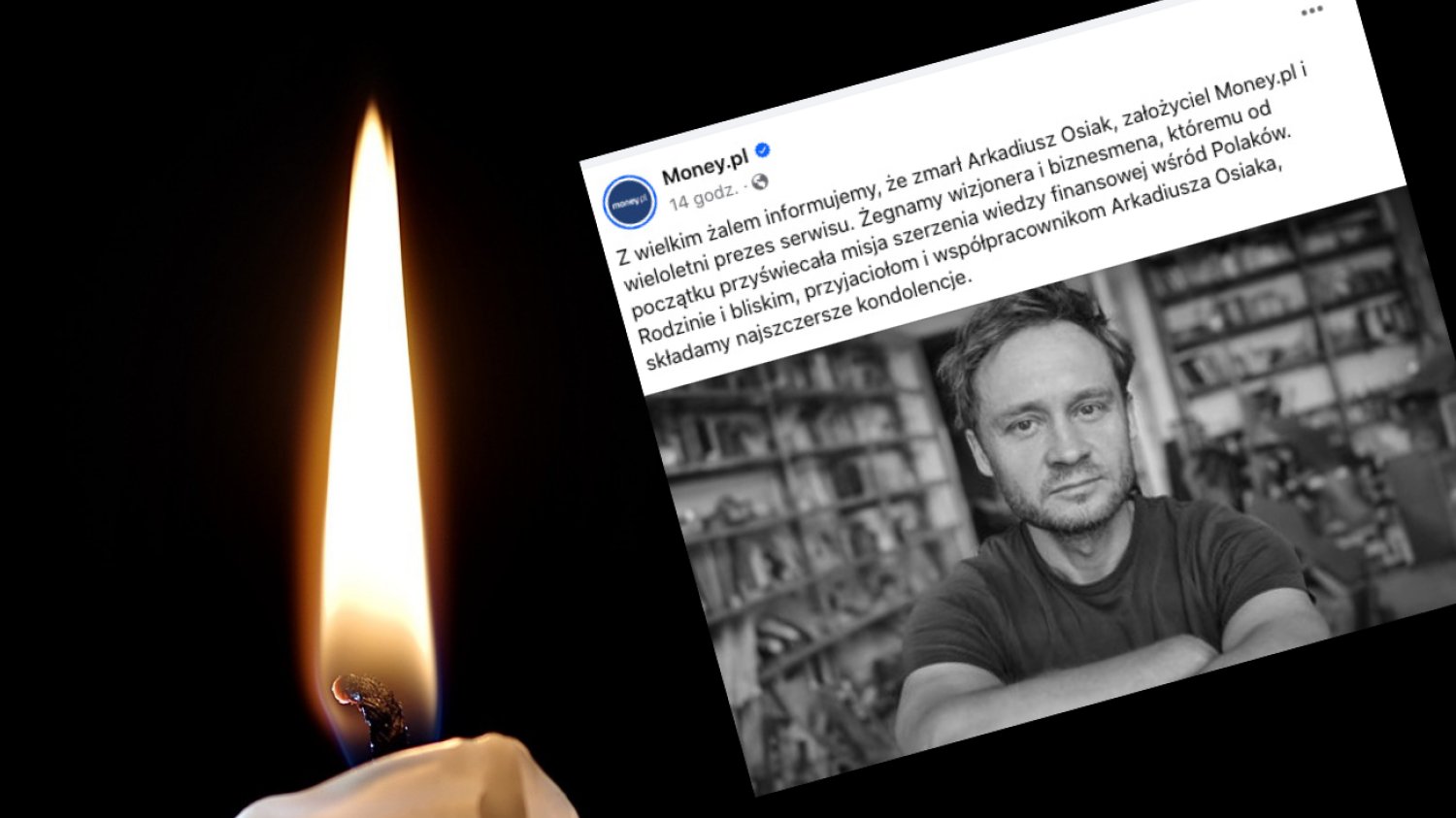 Arkadiusz Osiak nie żyje. Założyciel Money.pl zmarł w wieku 49 lat