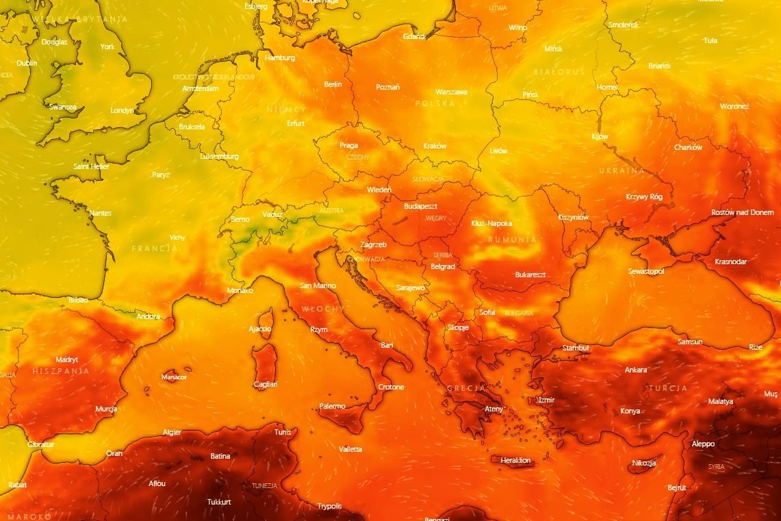 Do Polski jeszcze w pierwszym tygodniu sierpnia wrócą ekstremalne upały.