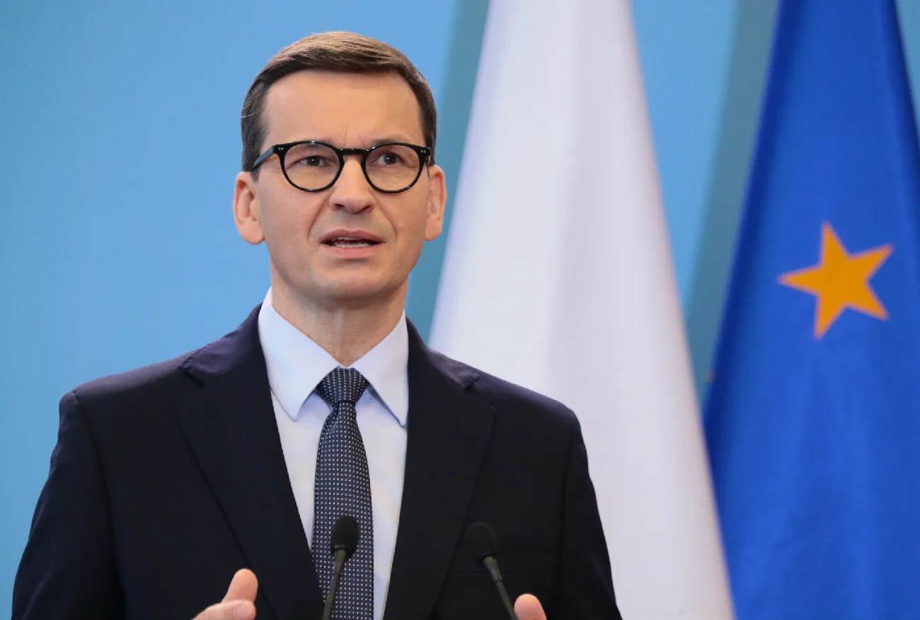 Konferencja Mateusza Morawieckiego w Tallinie.