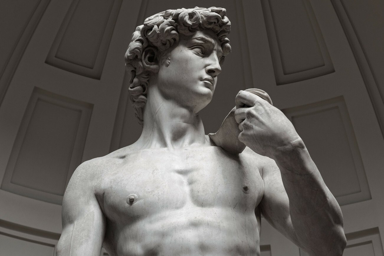 "Dawid" autorstwa Michała Anioła.