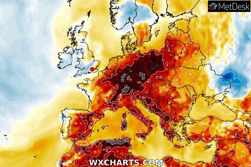 Afrykański żar leje się z nieba. Do Polski suną upały.