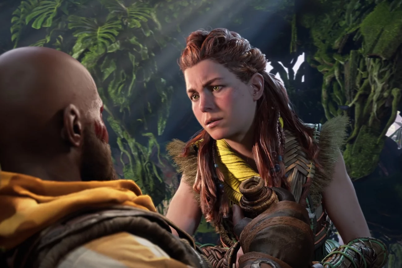 Aloy z gry "Horizon Forbidden West".