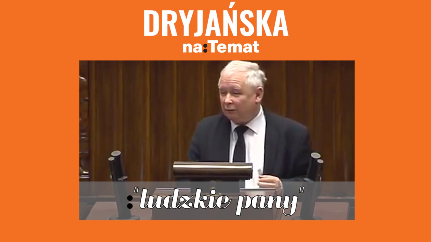 Pany kontra chamy - dzięki posłowi Kaczyńskiemu mamy szansę na poważną rozmowę o pańszczyźnianym niewolnictwie w Polsce.