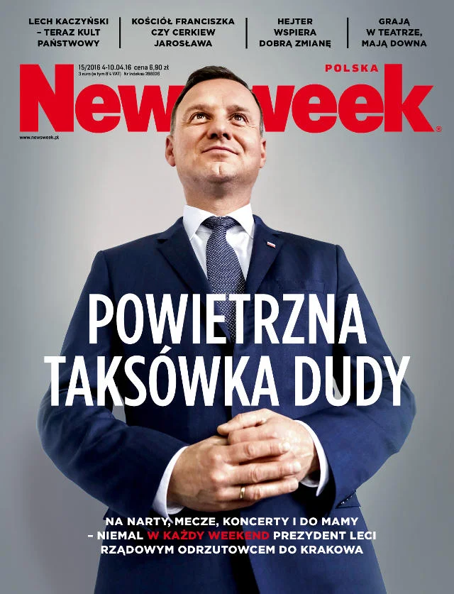 Okładka najnowszego wydania "Newsweeka".