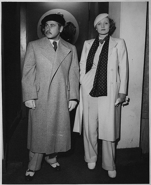 Marlena Dietrich "po męsku".