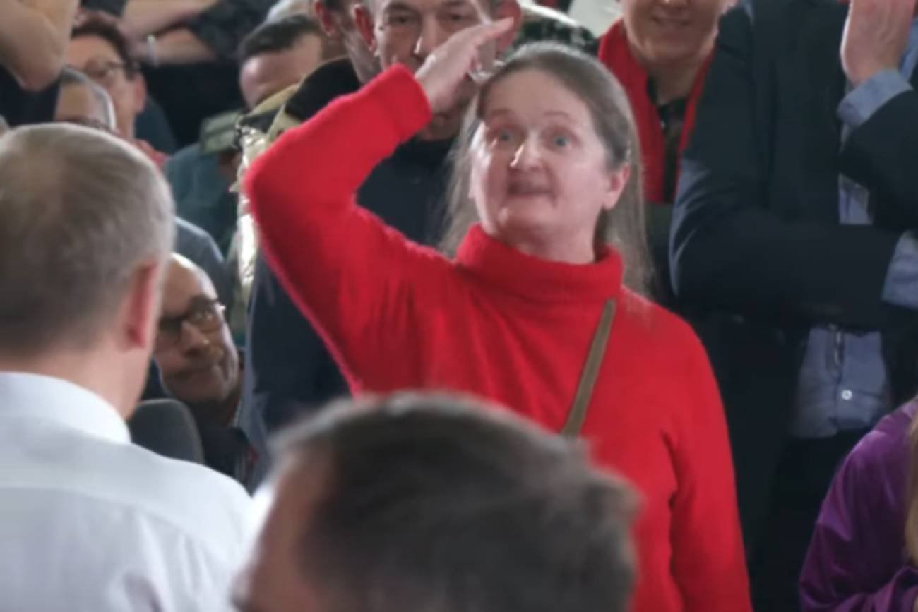 Incydent na spotkaniu Donalda Tuska. Kobieta wydarła się na premiera.