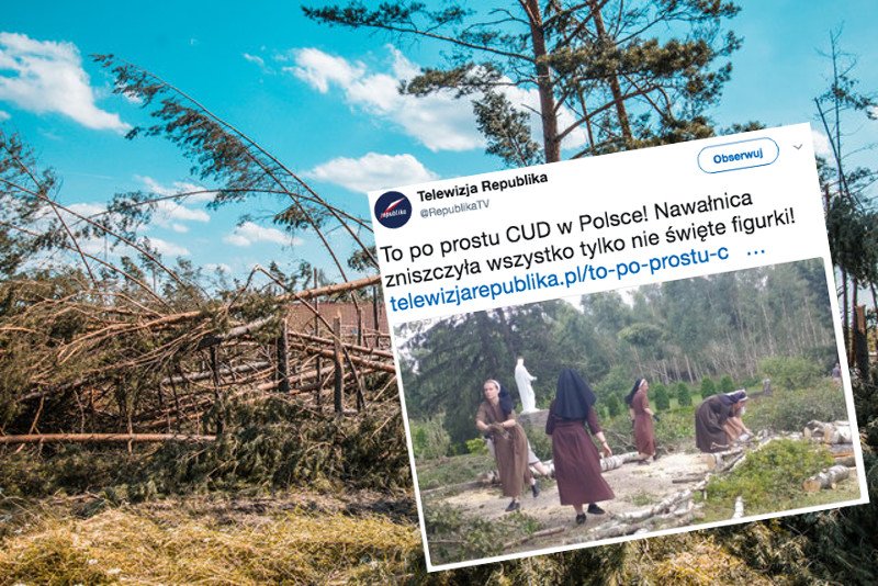 Cud? Redaktorzy w TV Republika nie mają co do tego żadnych wątpliwości.