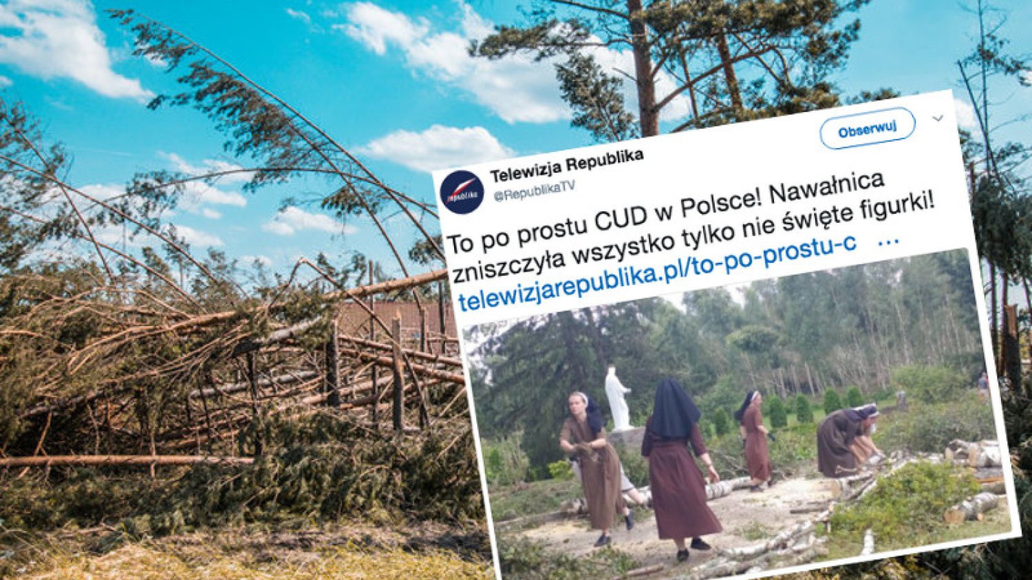 Cud? Redaktorzy w TV Republika nie mają co do tego żadnych wątpliwości.