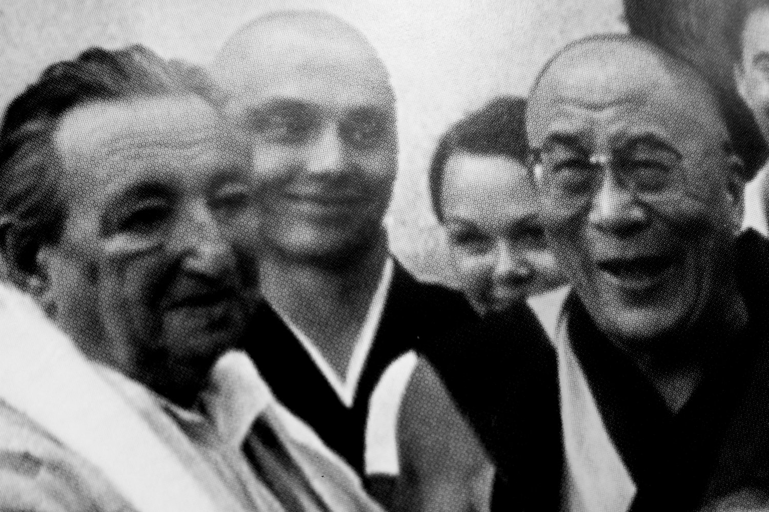 Spotkanie z Dalajlamą w mieszkaniu Jacka Kuronia, maj 2000 r.