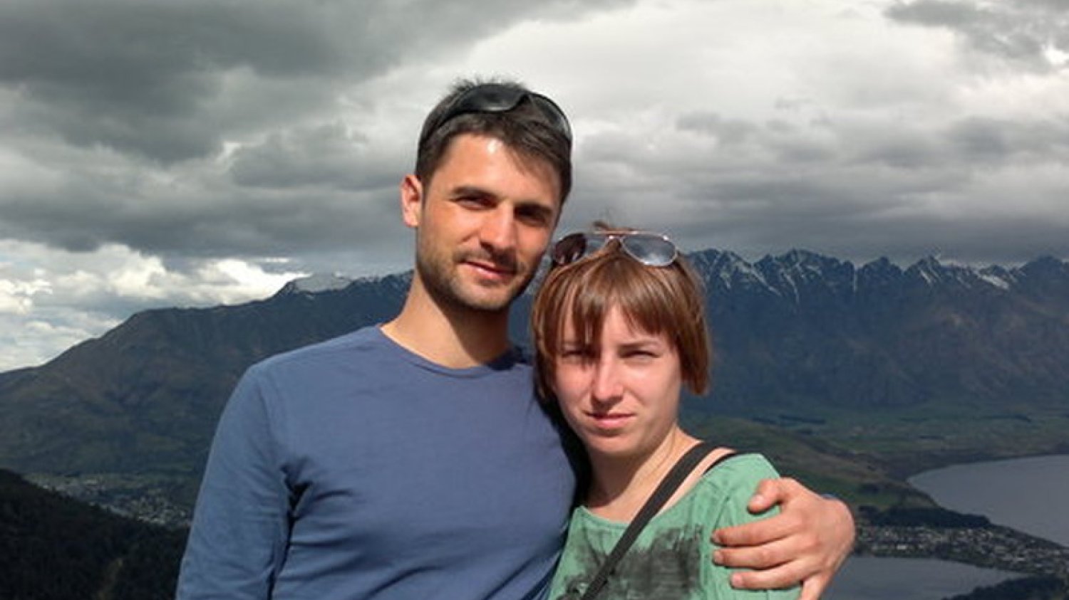 Jędrek i Marta podczas jednej ze swoich wcześniejszych podróży.