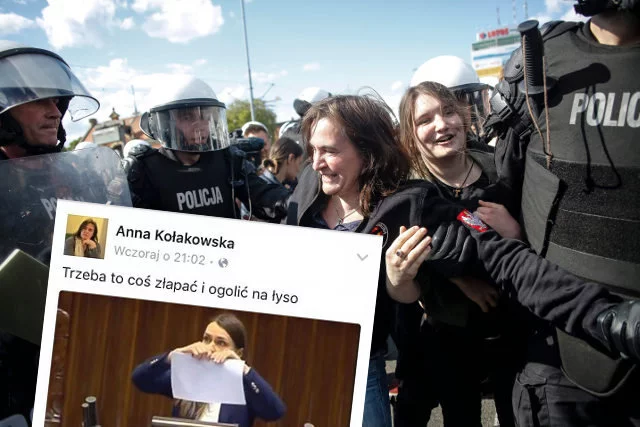 Radna PiS z Gdańska wzywała do złapania i ogolenia posłanki - teraz będzie miała sprawę w sądzie.