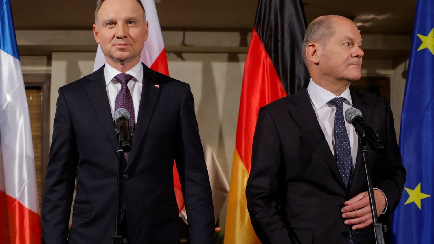 Scholz miał nagle warknąć na Dudę na ważnym spotkaniu.