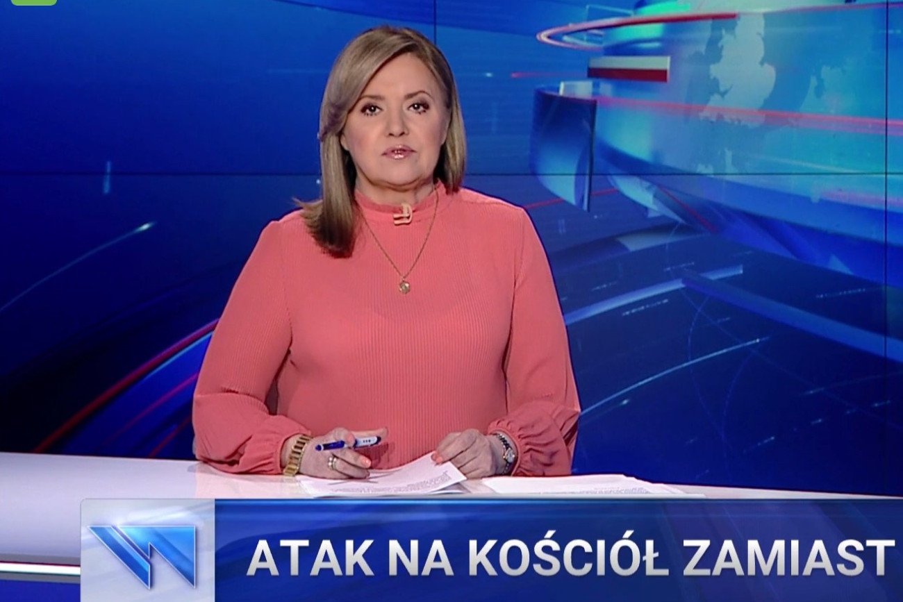 "Wiadomości" TVP o "antykatolickiej" kampanii Tuska.