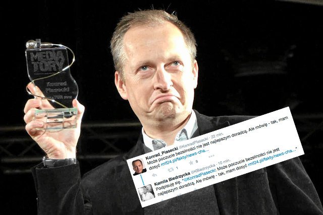 Konrad Piasecki poskarżył się na wszechobecne w internecie chamstwo
