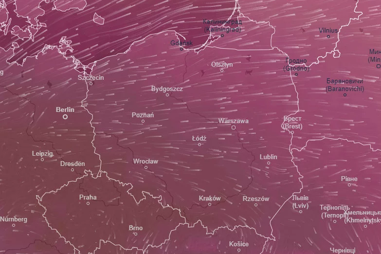 IMGW ostrzega przed skutkami wysokiego ciśnienia.