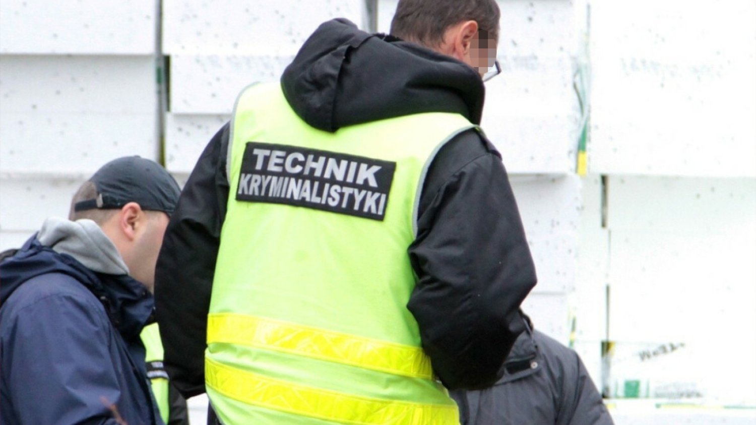 technik kryminalistyki / ilustracja