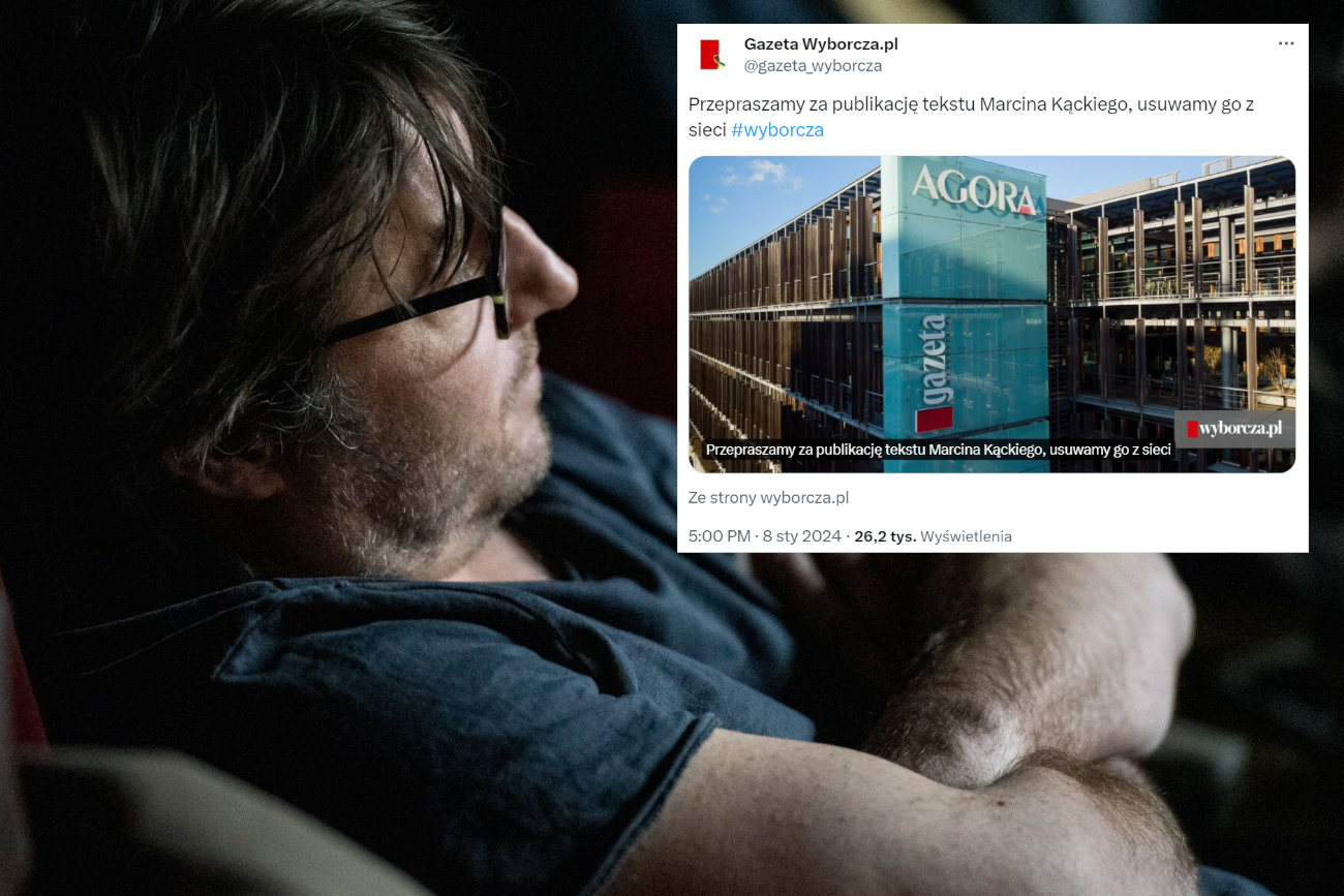 Jest oświadczenie "Wyborczej" ws. tekstu Kąckiego. "Popełniliśmy błąd"