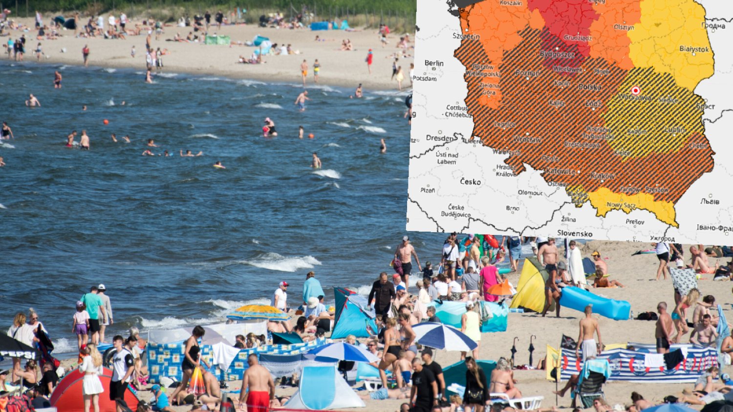 Pogoda na wakacje. IMGW wydało alerty najwyższego stopnia.
