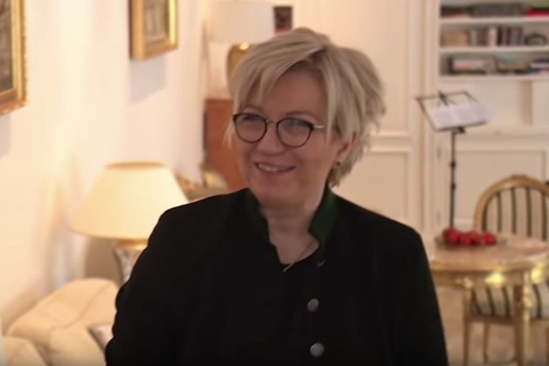 Julia Przyłębska i jej mąż prof. Andrzej Przyłębski gościli w swojej rezydencji w Berlinie ekipę niemieckiej telewizji.