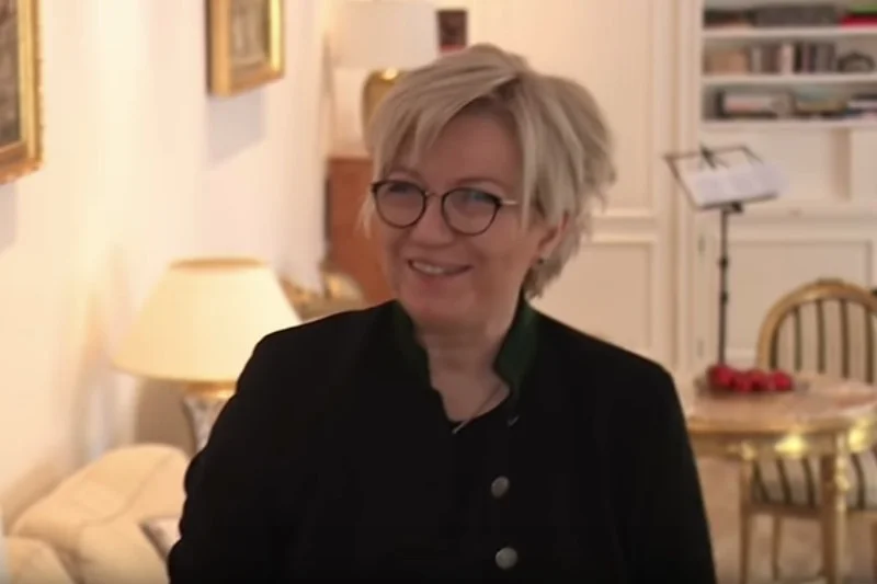 Julia Przyłębska i jej mąż prof. Andrzej Przyłębski gościli w swojej rezydencji w Berlinie ekipę niemieckiej telewizji.