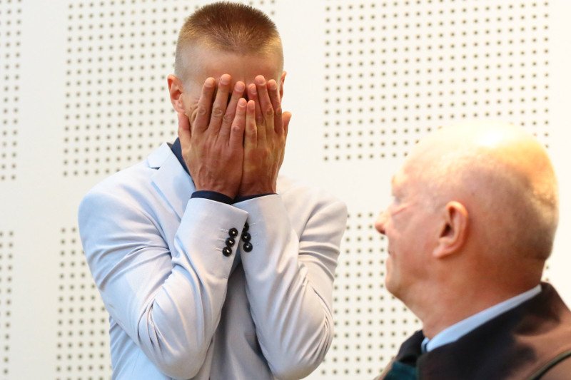 Tomasz Komenda został w środę uniewinniony. Podczas konferencji prasowej zwrócił się do jednego dziennikarza.