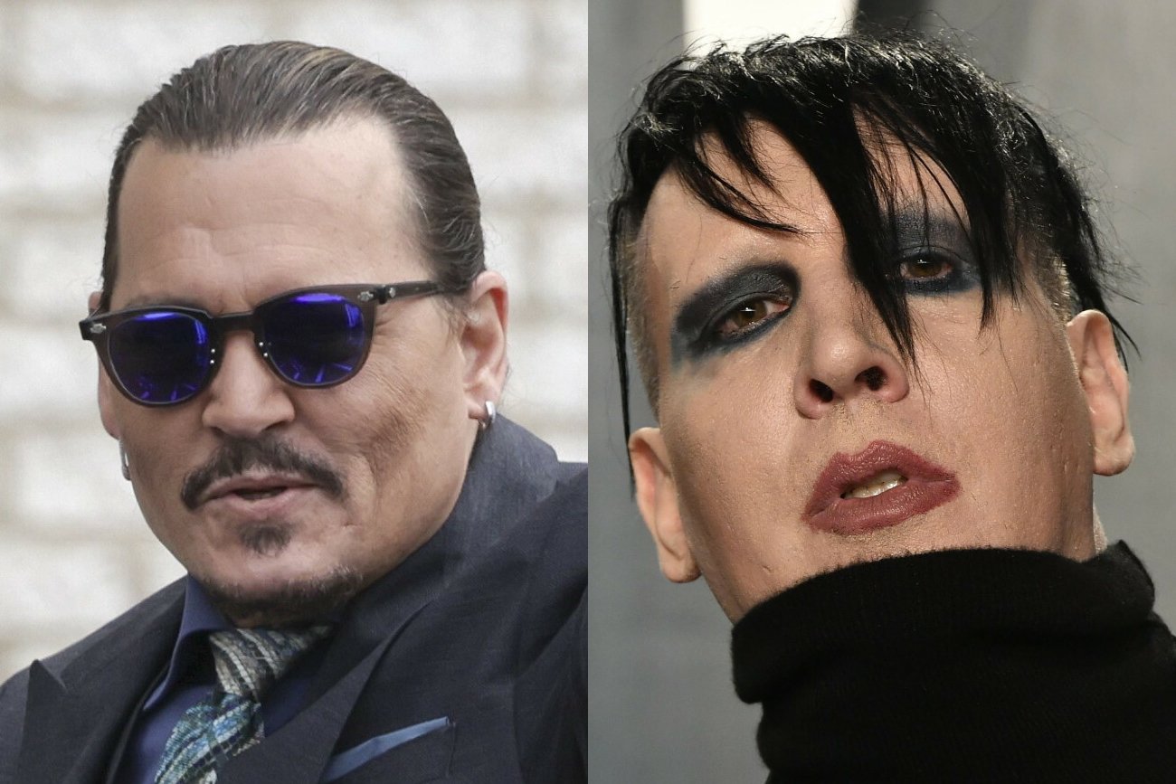 Johnny Depp i Marilyn Manson wymieniali się wiadomościami.