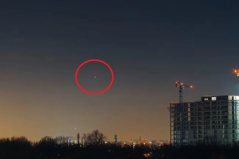 Gwiazda betlejemska pojawiła się nad Poznaniem [WIDEO]