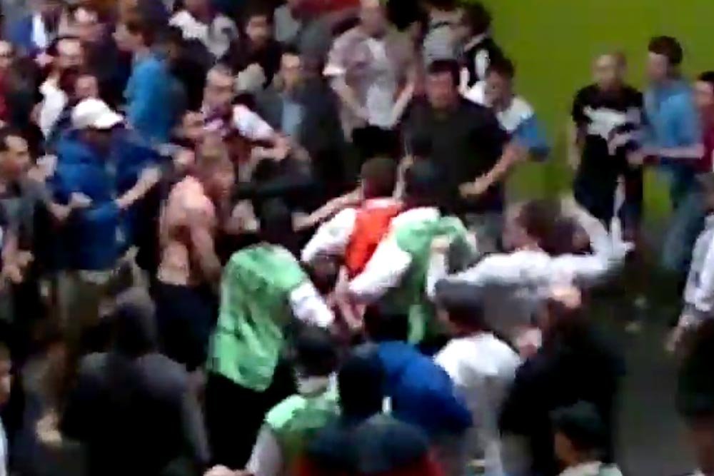 Amatorskie zdjęcia ze stadiony we Wrocławiu