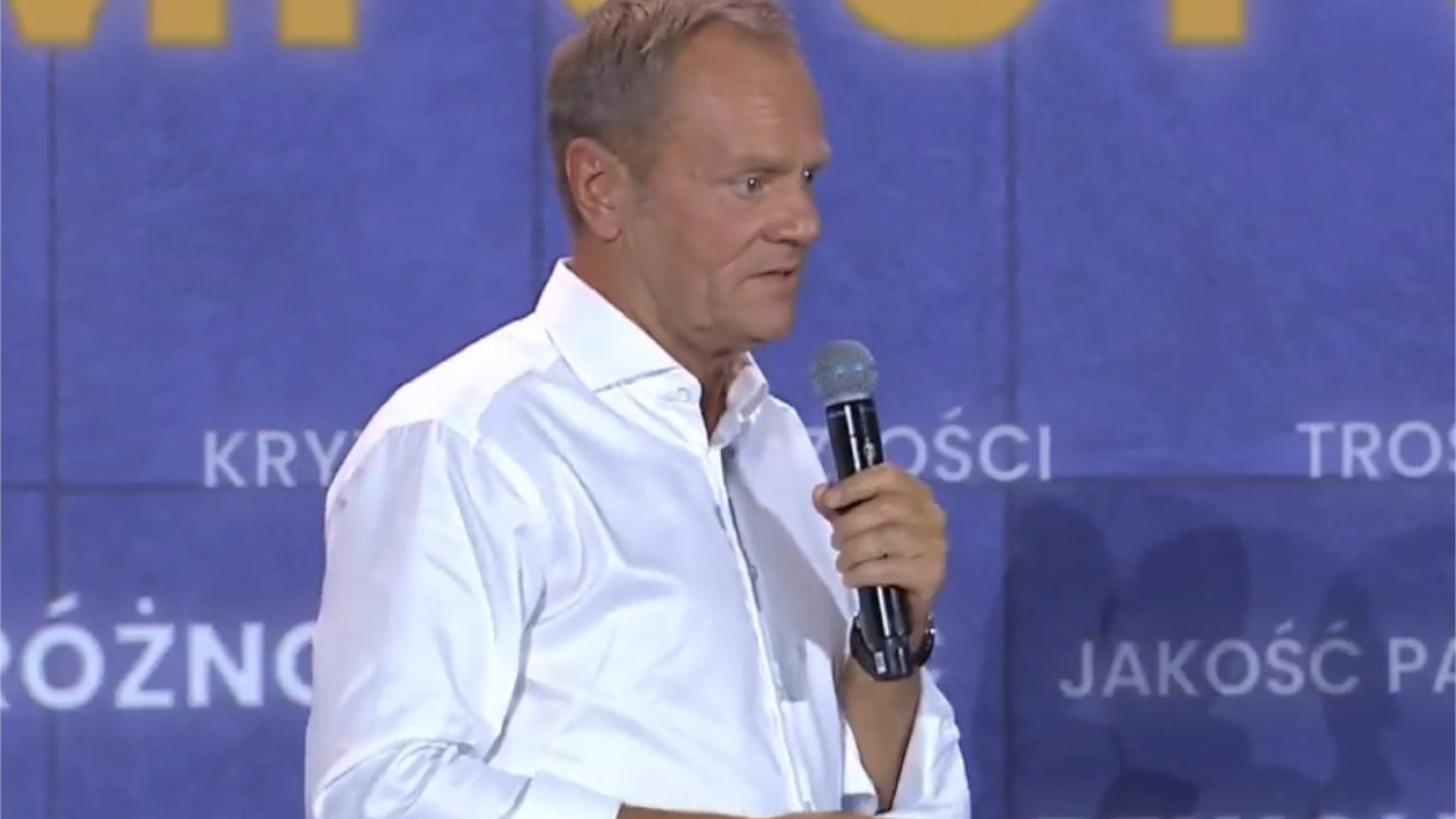 Donald Tusk dostał pytanie o Romana Giertycha.