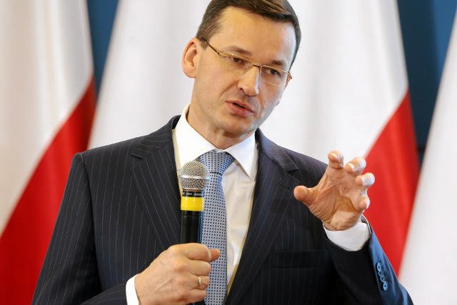 Mateusz Morawiecki podczas prezentacji planu odpowiedzialnego rozwoju.