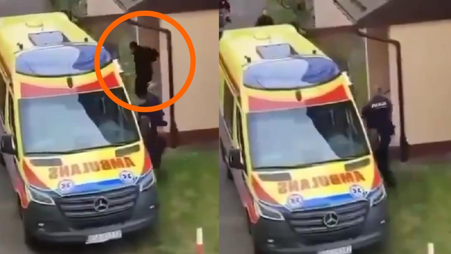 Atak w Sanoku został przez kogoś nagrany. Widać, kiedy padły strzały