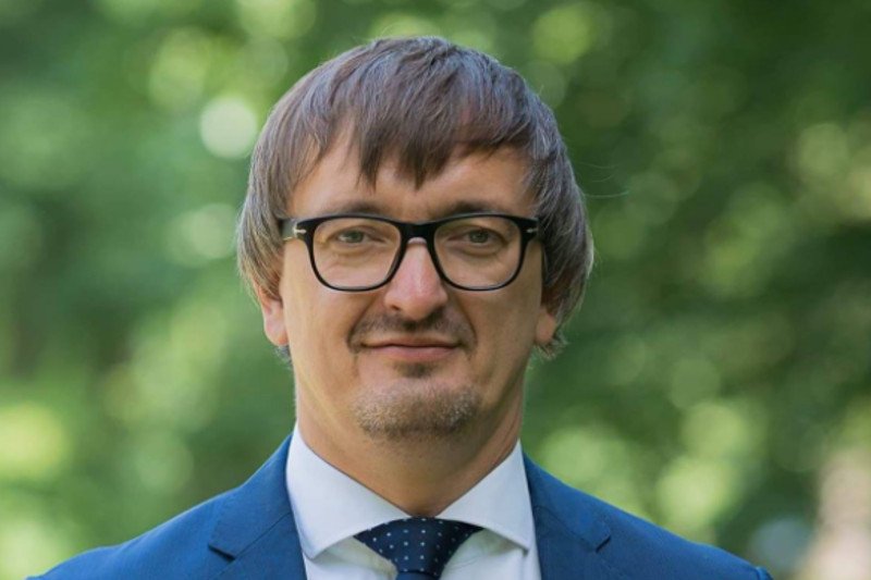 Burmistrz Pelplina Mirosław Chyła.