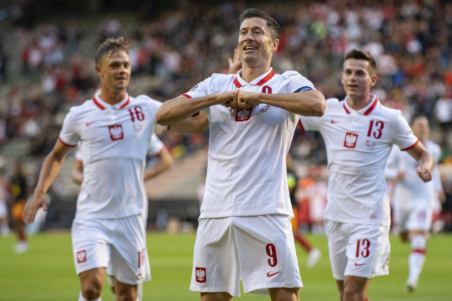 Robert Lewandowski strzelił w środę 76 bramkę w barwach reprezentacji Polski