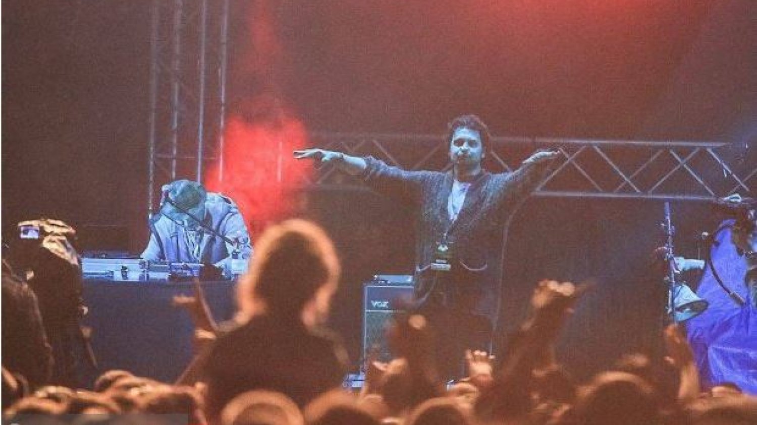 fot. Jędrzej Nowicki/Agencja Gazeta
Zespół "Bracia Figo Fagot" na poznańskich juwenaliach.