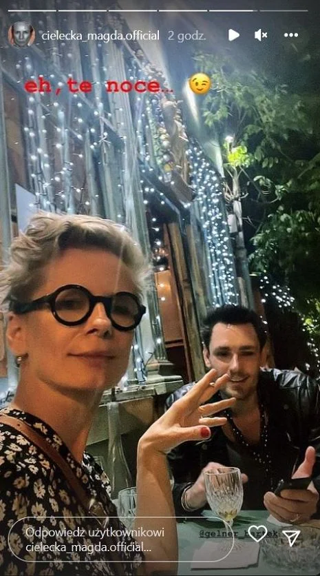 Magdalena Cielecka i Bartosz Gelner.