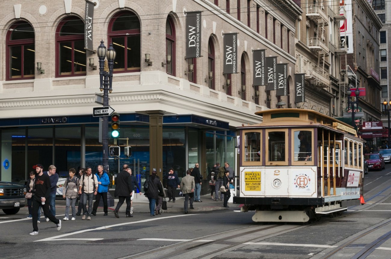 San Francisco. Kradzieże na Union Square. Zdjęcie poglądowe.