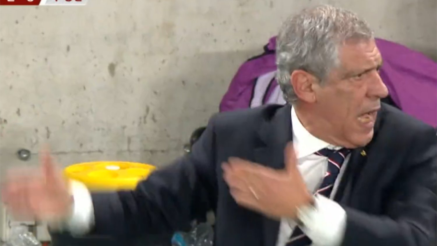 Fernando Santos zawiedziony grą Polaków.