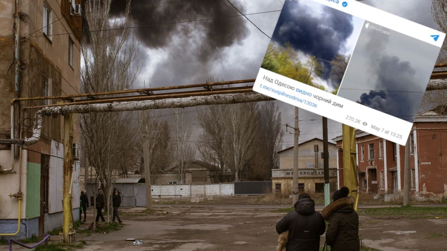 7 maja 2022 r. Odessa została ostrzelana przez rosyjskie siły.