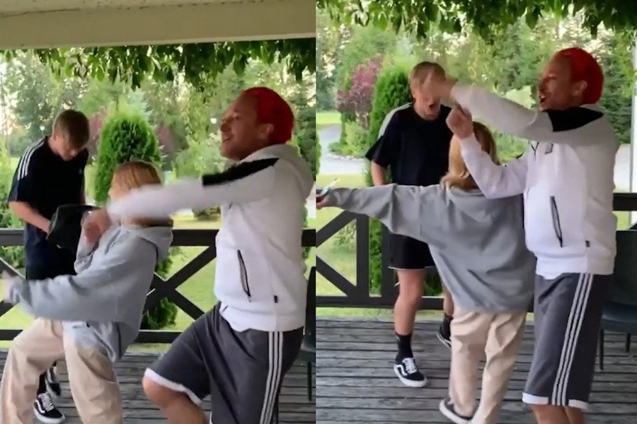 Michal Wiśniewski tańczył z dziećmi do swojego hitu