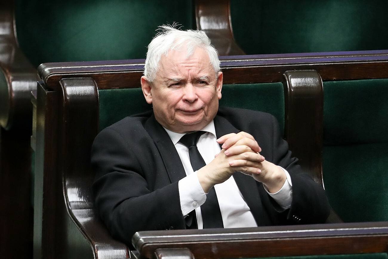Wyniki nowego sondażu Research Partner tylko na pierwszy rzut oka mogą cieszyć Jarosława Kaczyńskiego. Wicepremier i prezes PiS Jarosław Kaczyński w Sejmie.