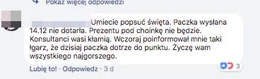 Komentarze oburzonych internautów na facebookowym profilu Ruch S.A.