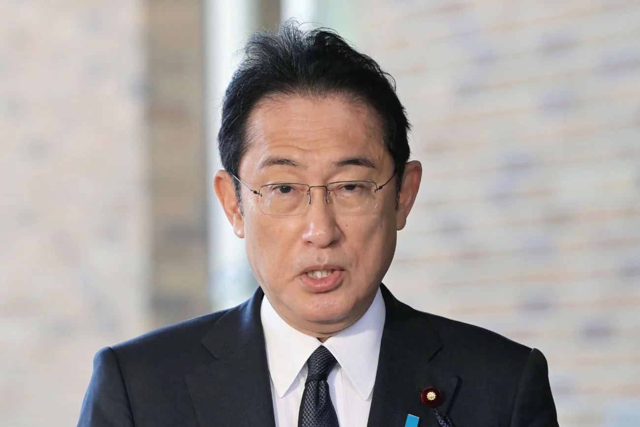 Premier Japonii Fumio Kishida poinformował o nałożeniu przez jego kraj sankcji na Rosję.