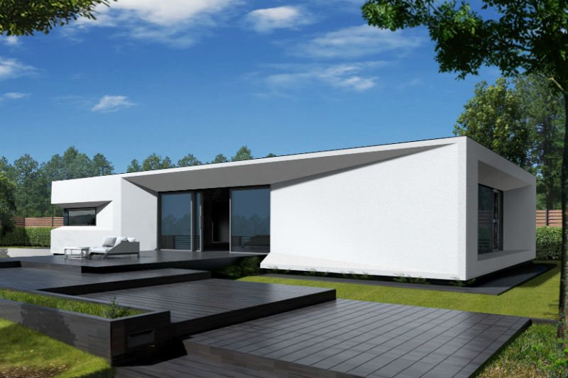 Wizualizacja budynku EDOMI Pure Monolith