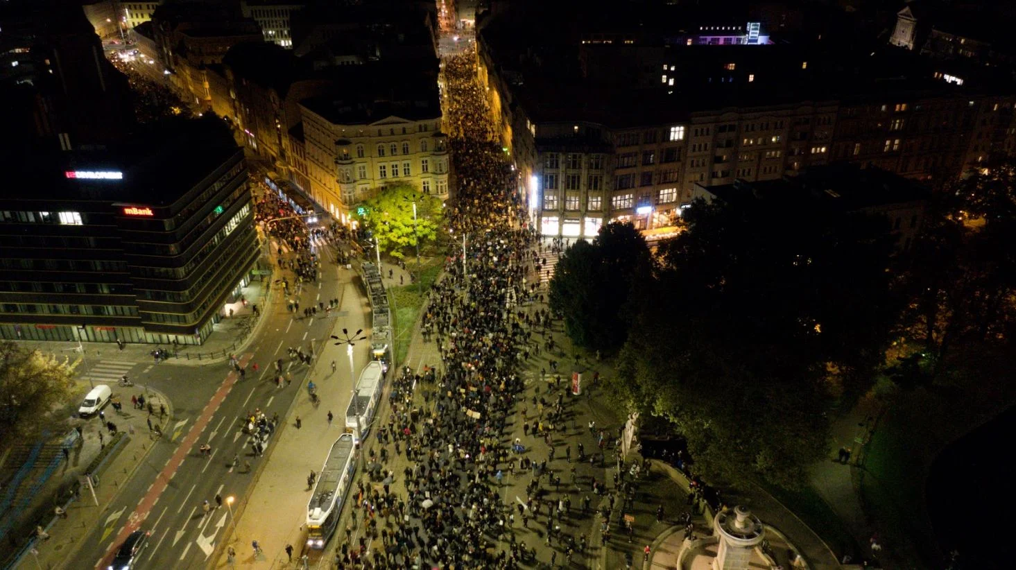 Protesty we Wrocławiu przeciwko zakazowi aborcji po wyroku TK.