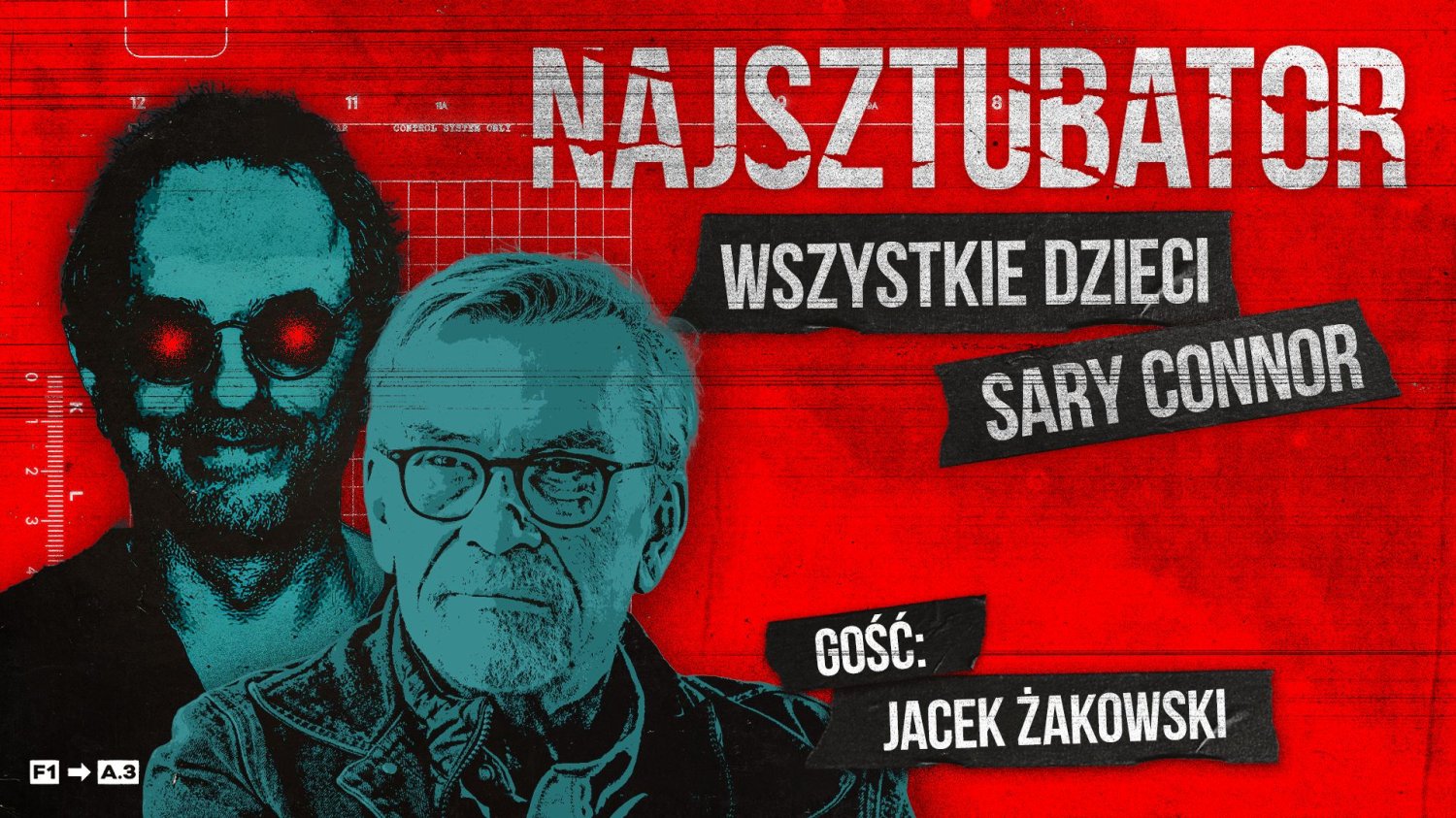 Plansza tytułowa z twarzami Jacka Żakowskiego i Piotra Najsztuba