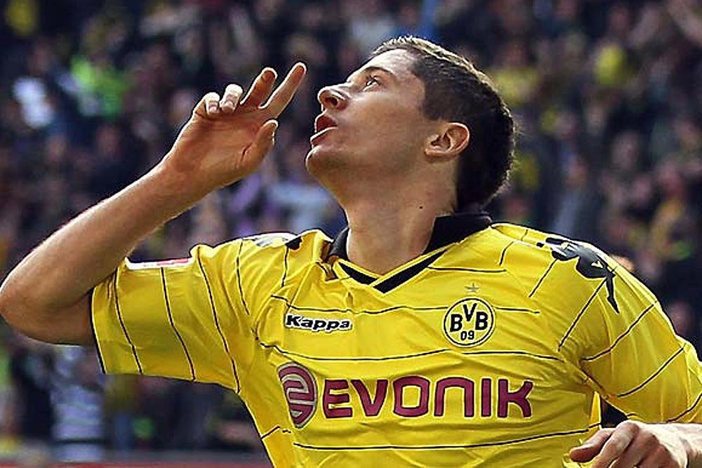 Robert Lewandowski w półfinale Ligi Mistrzów strzelił Realowi Madryt aż cztery bramki.