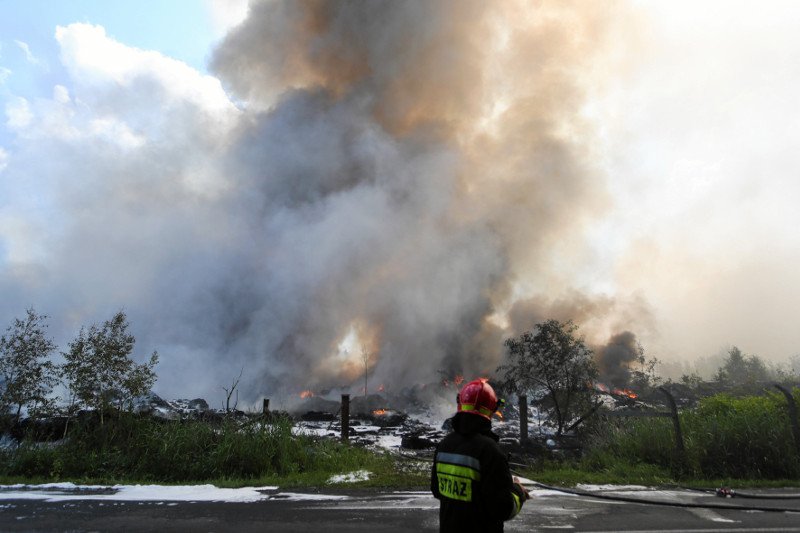 Znów niebezpieczny pożar. Tym razem w Gdańsku.