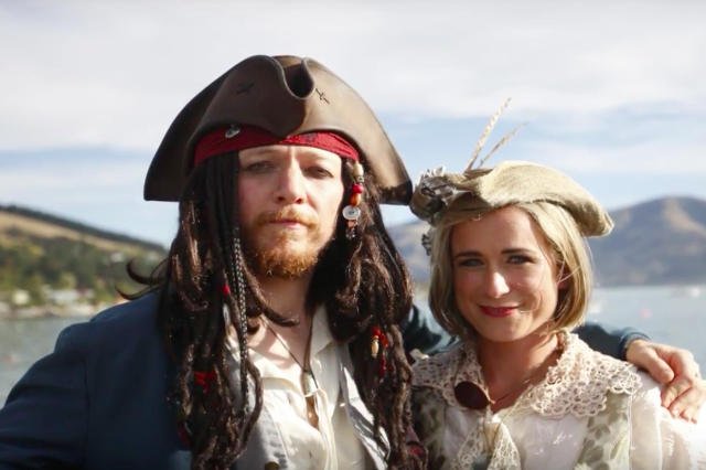 Toby i Marianna są pierwszym małżeństwem, które legalnie zawarło związek małżeński z obrządku pastafariańskim.