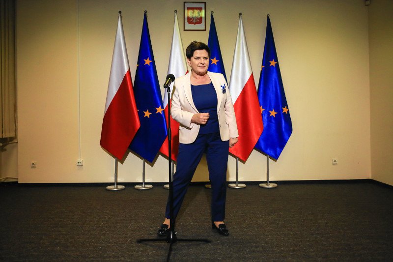 Beata Szydło w Centrum Partnerstwa Społecznego "Dialog".
